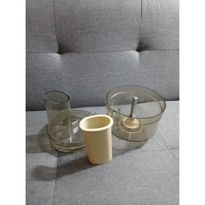 Vintage GE Food Processor D1FP2-4202 Bowl, Lid, Pusher Replacement Parts ONLY